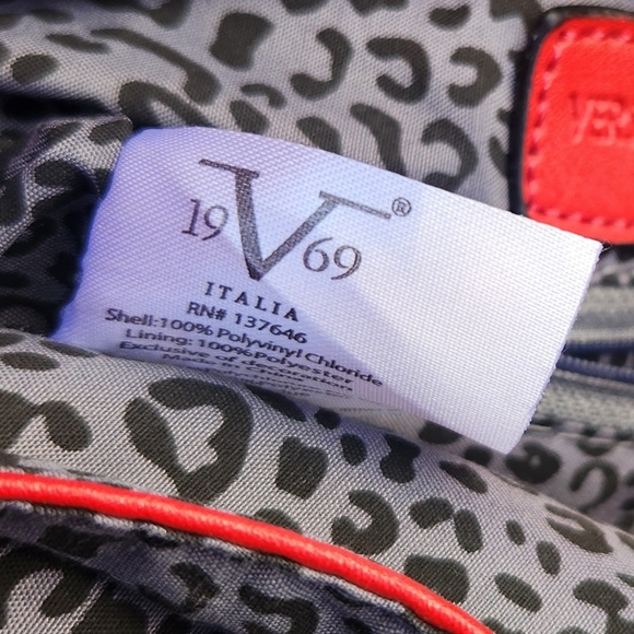 Red Versace 19V69 Italia Faux Leather Purse - Picture 16 of 16